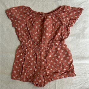 Old Navy Kids One Piece in Rust Floral